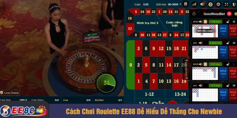 Cách chơi Roulette