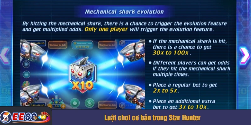 Luật chơi cơ bản trong Star Hunter