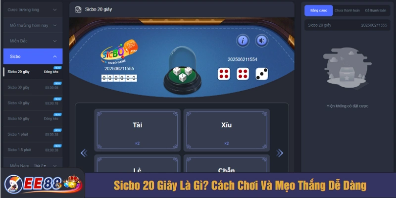 Sicbo 20 giây
