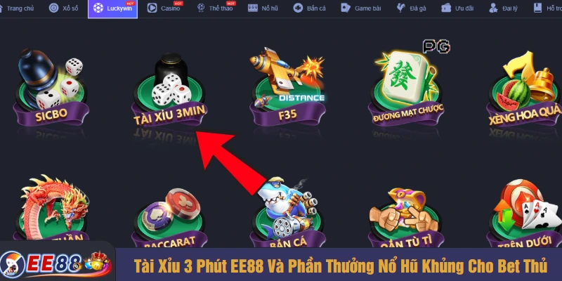 Tài xỉu 3 phút