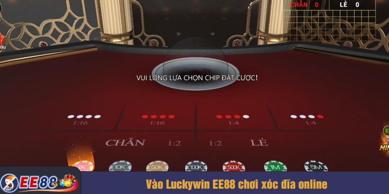 Vào Luckywin EE88 chơi xóc đĩa online